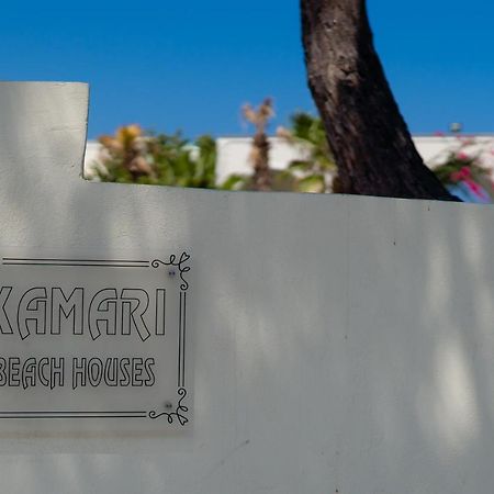 Kamari Beach Houses With Balcony And Garden Buitenkant foto